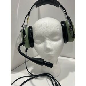David Clark H10-13.4 Aviation Pilot Headset Noise Canceling Microphone US Made